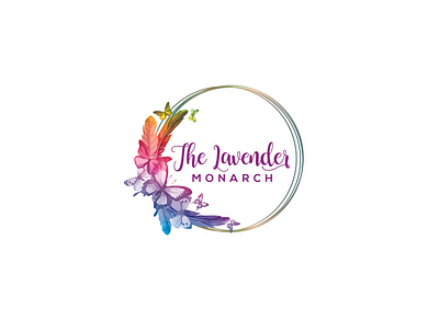 The Lavender decent logo design feminine feminine design illustration logo logo design logodesign logos vector