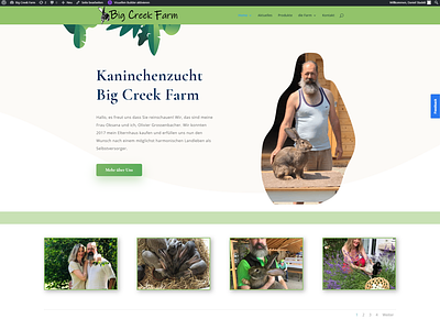 Bigcreekfarm home divi farming rabbit-breeder rabbit-breeder webdesign wordpress