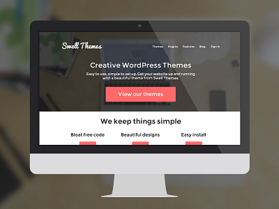 Swell Themes homepage swell wordpress