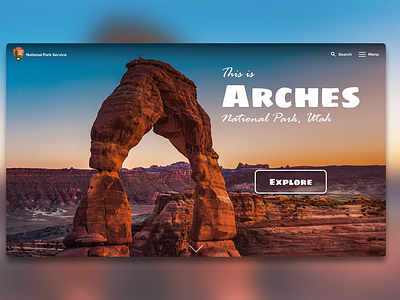 Arches National Park Landing Page