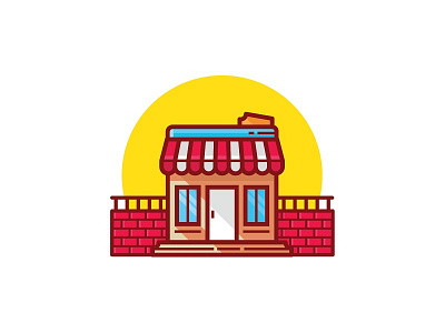 Shop Icon Illustration