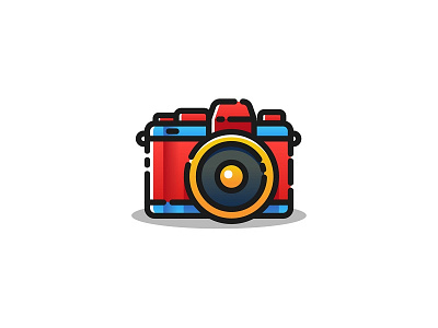 Mirorless Camera camera icon illustration mirrorless outline vectober vector