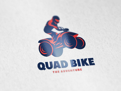 Quad Bike bike creativemarket extreme logo quad bike sport template