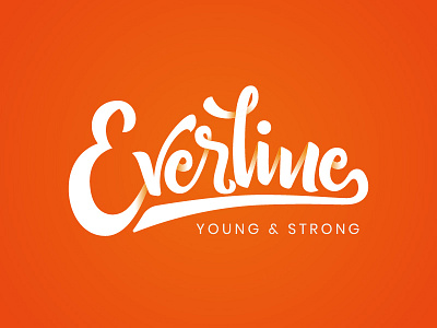 Lettering Logo | Everline design handlettering lettering letterlogo logo logotype vector