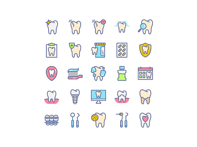 Dental dental dentist icon medical