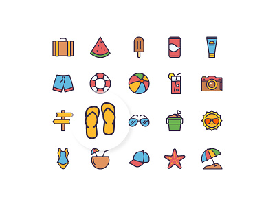 Summertime by Mbelgedhes on Dribbble