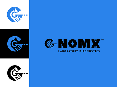G-Nomx Logo branding design illustration logo minimal typography vector