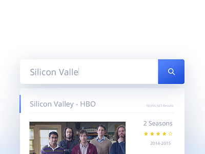 Search - Day 022 #dailyui dailyui dropdown google movies search searchbar silicon valley