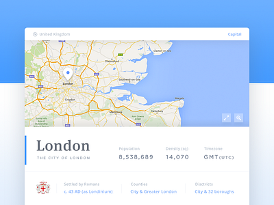 Map - Day 029 #dailyui city dailyui data geo geography history location london map stats