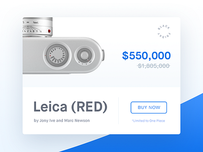 Special Offer - Day 036 #dailyui buy cart cta dailyui ecommerce item leica offer sale special