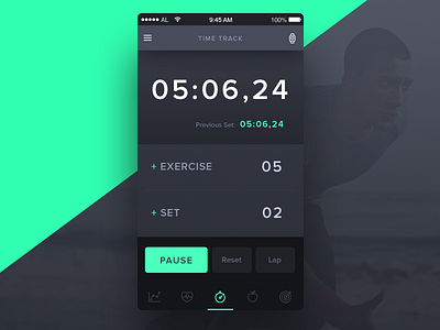 Workout Tracker - Day 041 #dailyui