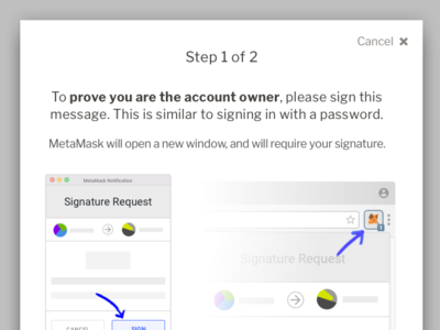 MetaMask sign in