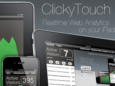 ClickyTouch for iPad and iPhone Hero black chart green ipad iphone