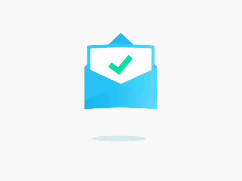 Success Mail aftereffects animation iconography mail materialdesign motion success