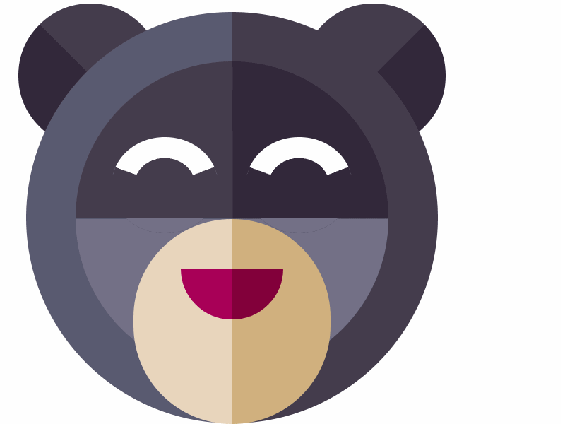 Magic Forest Bear, Responsive bear css html jade oleg rebound