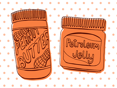 When you go to the store and get the wrong kind of PB&J illustration jelly peanut butter