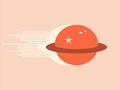 Saturn dots illustration planet saturn space