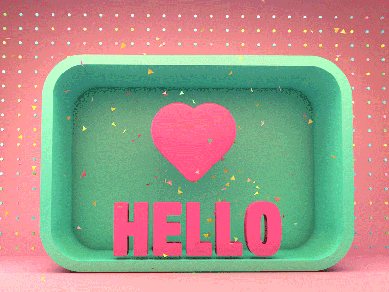 claire's first shot c4d claire cute dribbble first，pink octopus shot