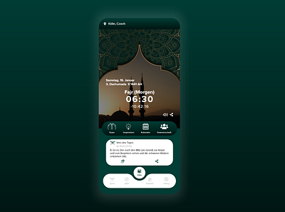 Islamic App UI Design adobe xd app app design art artist creative design graphic design illustration inspiration islam islamic design ui uidesign uidesigner uiux uiuxdesign uiuxdesigner ux uxdesign