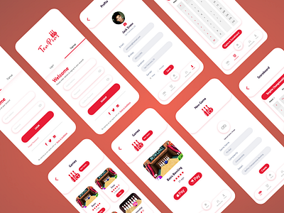 Tenpins Bowling Mobile App UI Design