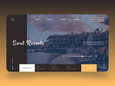 Resorts Web UI Design