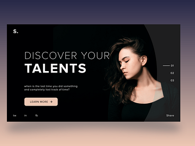 Talent Web UI Design