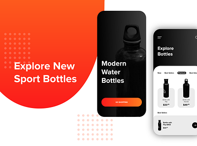 Sport Water Bottle Mobile App UI Design adobe xd app app design art creative design designer graphic design illustration inspiration mobile app mobile app design mobile design mobile ui mobile ui ux ui ui design uiux uiuxdesigner uxdesign