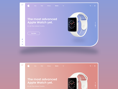 Apple Watch Web UI Design adobe xd app app design art creative design designer graphic design illustration inspiration ui ui design uiux uiuxdesign uiuxdesigner uxdesign web ui web ui design web uiux webdesign