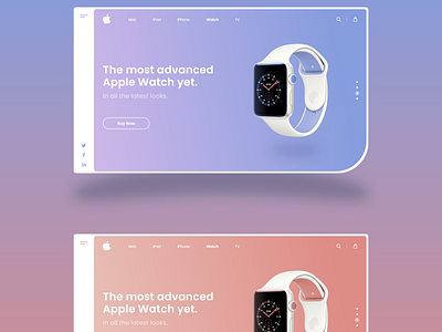 Apple Watch Web UI Design