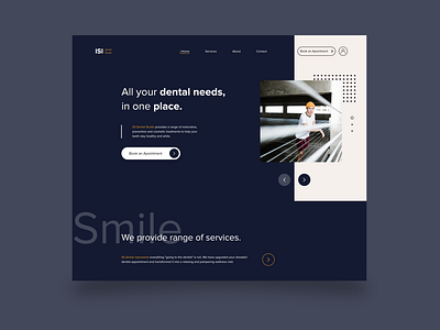 Dental Web UI Design