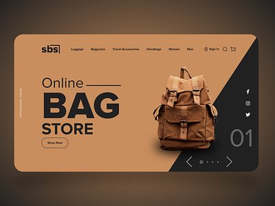 Bag Store Web UI Design