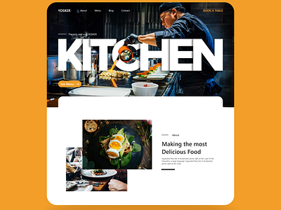 Kitchen Web UI Design