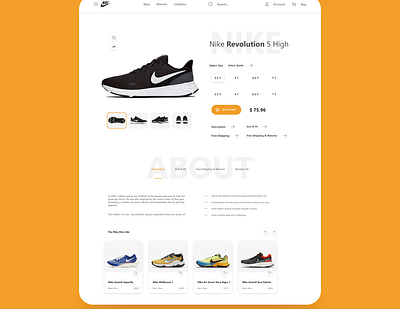 Nike Shoes Web UI Design adobe xd app app design art creative design graphic design illustration inspiration ui ui design uiux uiux designer uiuxdesign uiuxdesigner uxdesign web app web design web ui web uiux