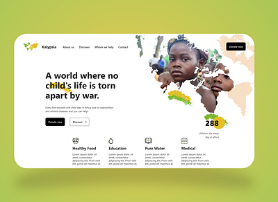 African Child Web UI Design adobe xd app app design art creative design graphic design illustration inspiration ui ui design uiux uiux designer uiuxdesign uiuxdesigner uxdesign web ui web ui design web ui kit web uiux