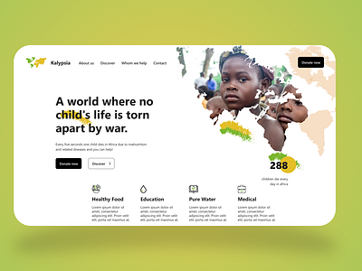 African Child Web UI Design