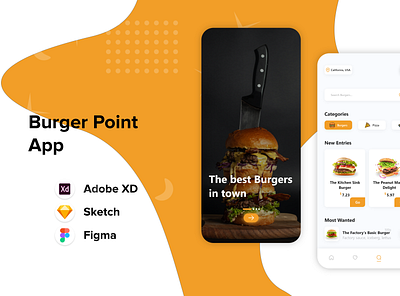 Burger Point Mobile App UI Design app app design art branding design graphic design illustration inspiration logo ui uidesign uiux uiuxdesign uxdesign