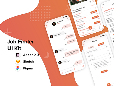 Job Finder UI Mobile App