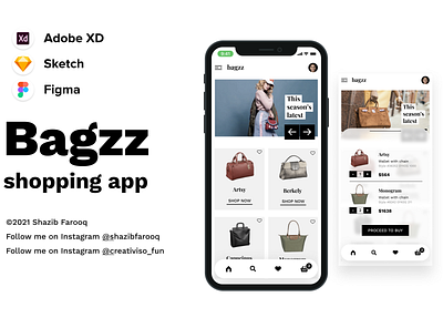 Bagzz Shopping Mobile UI Kit app app design art branding design graphic design illustration inspiration logo mobileapp mobiledesign mobilekit mobileuikit ui uidesign uiuxdesign uxdesign