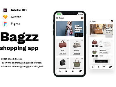 Bagzz Shopping Mobile UI Kit