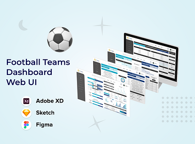 Football Dashboard Web UI Design app app design art branding design graphic design illustration inspiration logo mobileui mobileuiux mobileux ui uidesign uiux uiuxdesign uxdesign webui webuiux webuiuxdesign