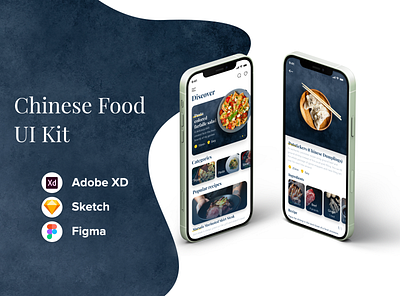 Chinese Food Mobile UI Kit app app design art branding design graphic design illustration inspiration logo mobiledesign mobileui mobileuikit ui uidesign uiux uiuxdesign uxdesign