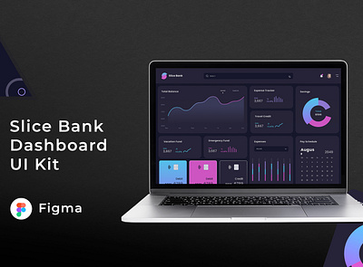 Slice Bank Dashboard UI Kit app app design art branding design graphic design illustration inspiration logo ui uidesign uiux uiuxdesign uxdesign webui webuikit webuiux