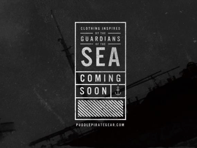 It's coming... anchor black coast guard coming soon guardians puddle pirate sea type website white