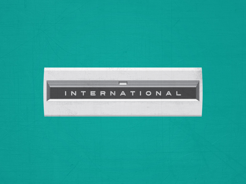 1975 International Harvester Tailgate by Chris Edington on Dribbble