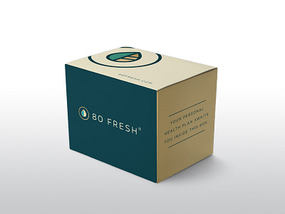 Box it up 80 fresh box brand context health logo packaging