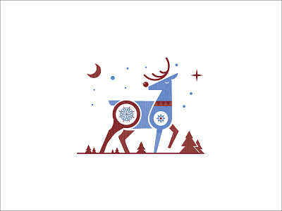Reindrops antlers christmas logo moon reindeer rudolf run snowflake south carolina trees