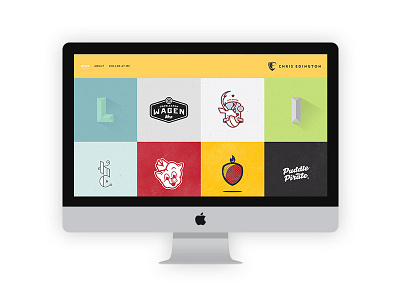 Updatin' brand computer icons layout mark portfolio squarespace website