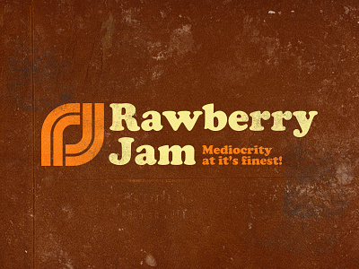 RetroBerry Jam band brand cooper black logo music retro rj texture vintage