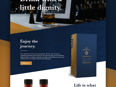 CE UI barware blue brand class design gold layout typography ui ux web whisky