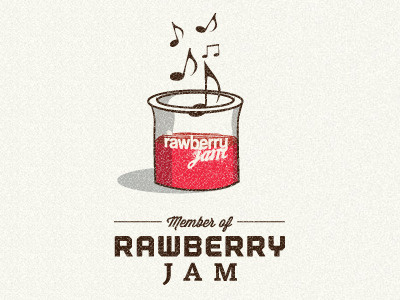 Rawberry jam jar music rawberry shadow texture